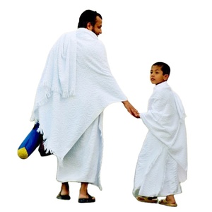 Ihram pour le Hajj et la Omra - Serviettes Ihram grande taille 100% coton Ihram pour le Hajj et la Omra personnalisés - Product Image 1