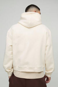 Ventes en gros de sweats à capuche unisexes personnalisés en coton 100% 370 grammes, fermeture à boutons, col à capuche, coupe décontractée, saison automne, taille 2XL pour hommes - Product Image 6