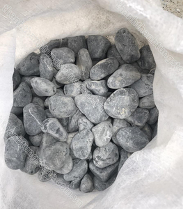 Gran oferta de piedra de guijarro gris natural para decoración de paisajismo de jardín y grava de acuario - Product Image 1