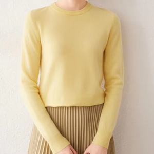 เสื้อฮู้ดถักสำหรับผู้หญิงเสื้อสเวตเตอร์คอกลมสำหรับสตรีทแวร์ผ้าคอตตอน100% ดีไซน์ลำลองตามสั่ง - Product Image 2