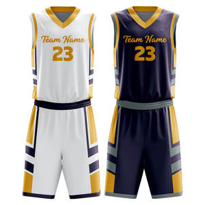 Conjuntos de camisetas atléticas de baloncesto sublimadas personalizadas para hombres, uniformes de baloncesto para equipos, kits de baloncesto Gears 2025 - Product Image 1