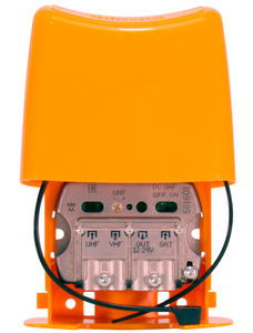 Amplificatore per Palo NanoKom UHF-VHFmix-FImix (LTE790, 1° Dividendo Digitale) (Televes 561601) - Product Image 1