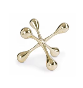 Sculptures en métal plaqué argent au design moderne Vaisselle élégante pour la décoration de mariage et d'événements multiples Cadeau d'arrivée chaude - Product Image 4