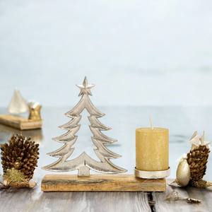 <b>Christmas</b> <b>Tree</b> Metal Tealight <b>Candle</b> Holder for Festive Decor Elegant Centerpiece Adds Warm Glow to Holiday Settings - Product Image 5