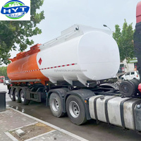 Semi-remorque citerne à 3 essieux sur mesure pour le transport routier d'huiles comestibles et d'eau, avec trappe d'accès