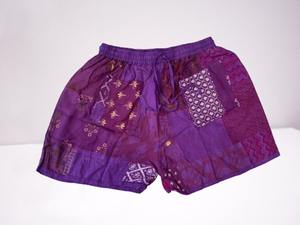 Femmes et hommes toutes saisons Patchwork sarouel Shorts taille élastique fermeture Festival vêtements-vente en gros - Product Image 2