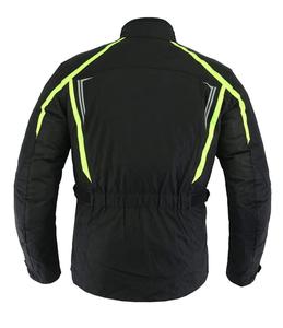 Veste de moto pour homme avec tissu résistant et structure confortable avec rembourrage de protection pour la conduite en tourisme et sur route. - Product Image 3