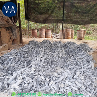 Charbon de bois bitumineux blanc dur du Vietnam, prix usine, durée de combustion 4-6 heures, humidité 5%, teneur en cendres 7%, forme bâton, Vin