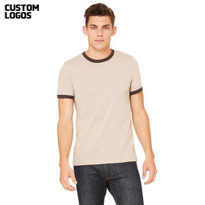 Camiseta transpirable unisex hecha Ringspun 50% Algodón 50% poliéster Heather - Product Image 4