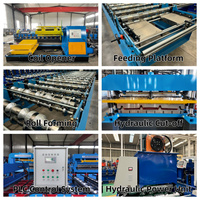 Machine de formage automatique de profilés en acier pour panneaux de bardage de toiture et de murs