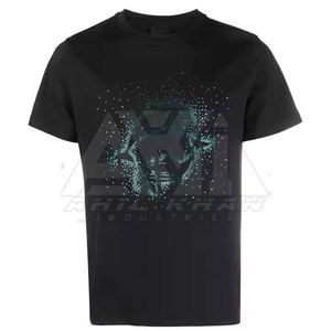 Camisetas de Hombre con Pedrería de Alta Calidad Hechas en Pakistán, Poliéster/Algodón, Secado Rápido, Transpirables, Personalizables, al por Mayor - Product Image 1