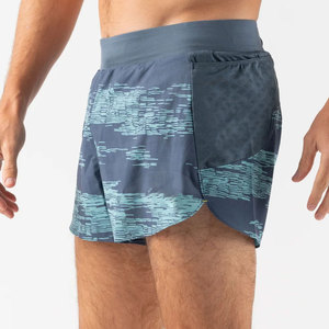 กางเกงวิ่งขาสั้นผ้าแคนวาสเอวยางยืดสำหรับผู้ใหญ่ดีไซน์ล่าสุด - Product Image 4