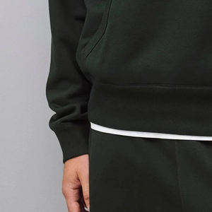 Sudadera con Capucha para Hombre, Estilo Moderno, Hombros Caídos, Corte Holgado, Material Suave, Color Sólido, con Logotipo Personalizado, 2026 - Product Image 3