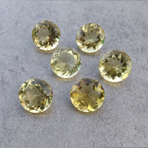 Chanh tự nhiên thạch anh hình tròn mặt cắt đá quý hiệu chuẩn AAA + chất lượng bán buôn Cabochon, kích cỡ tùy chỉnh có sẵn - Product Image 6