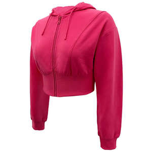 Chaqueta universitaria para mujer al mejor precio, ropa informal, Material transpirable de secado rápido, patrón sólido, cuello levantado, lana, cantidad de tinte a granel - Product Image 5