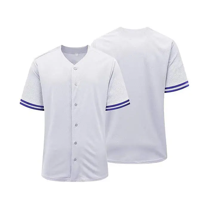 Groothandel Custom Logo Design Borduurwerk Honkbal Uniforme Stijl Shirt Softbal Uniform Honkbal Jersey Te Koop