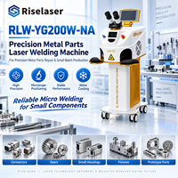 Machine de soudage au laser micro 200W YAG de précision pour petites pièces métalliques, composants en acier inoxydable, fabrication