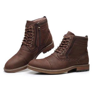Zapatos Chelsea de Cuero para Hombre, Antiarrugas, de Alta Calidad, para Invierno, Última Moda, Ligeros, Cómodos, Precio Económico - Product Image 4