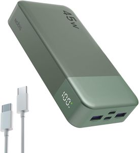 Banco de Energía de Carga Rápida PD de 45W y 20000mAh - 0-60% en 30 Minutos, Carga 4 Dispositivos Simultáneamente, Ícono de Luz Verde - Product Image 1