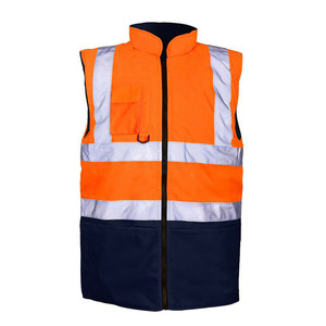 Chaleco de seguridad reversible de calidad superior más nuevo de marca personalizada, chaleco reflectante de trabajo personalizado de seguridad en blanco nuevo 2024 - Product Image 3