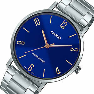 Montre Casio pour homme avec boîtier rond en acier inoxydable à quartz - Product Image 2