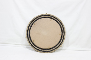 Miroir décoratif en jute nautique personnalisé Comehome, pièce d'art pour salon et chambre à coucher - Product Image 3