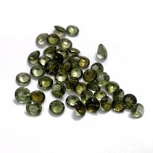ธรรมชาติ 100% คุณภาพสูงแท้รอบเหลี่ยมเพชรพลอยตัด 3 มม.,4 มม.MoldAVITE แท้อัญมณีสําหรับเครื่องประดับทําด้วยราคาจํานวนมาก - Product Image 3