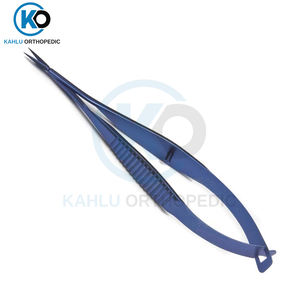 KAHLU-Tijeras de microcirugía oftalmológica, herramienta ortopédica recta de 5mm de hoja larga, muy alta calidad - Product Image 2