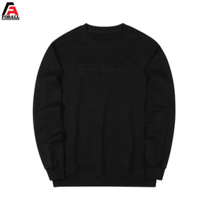 Pull-over à col rond personnalisé pour hommes, sweat à capuche avec logo vierge imprimé de couleur unie, sweat-shirt court d'hiver, teint uni - Product Image 5