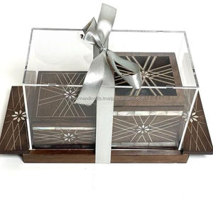 100% ไม้ธรรมชาติ & ไม้ถูพื้นพร้อมกล่องช็อกโกแลตถาดเสิร์ฟอาหารสำหรับบ้านและสำนักงานในราคาถูกโดยงานฝีมือสุดหรู - Product Image 4