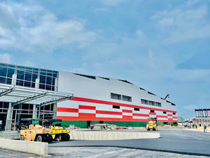 Panneau sandwich ignifuge moderne en laine de roche avec système de bordure en PU 175 mm pour mur extérieur d'entrepôt, d'usine et industriel - Product Image 3