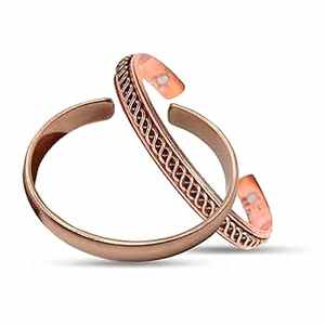 100% Natural Copper <b>Bracelets</b> Vintage Design <b>Magnetic</b> <b>Bracelet</b> Healthy Round Shape Copper <b>Bracelets</b> Affordable Price - Product Image 6