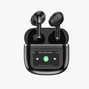 Écouteurs TWS Porodo Soundtec Wonder avec écran tactile, suppression du bruit, écouteurs et casque - Product Image 1