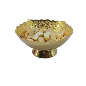 Tazón de frutas secas de Metal de cobre de diseño martillado, almacenamiento decorativo para nueces, tazón de almacenamiento de aperitivos, dulces y aperitivos duraderos - Product Image 5