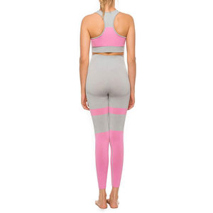 Conjunto de Yoga para Mujer de Primera Calidad al por Mayor, Logotipo Personalizado, Diseño con Cordón de Cierre Frontal, Transpirable, Ecológico y Ligero - Product Image 6