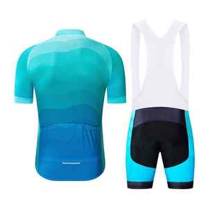 Latest Arrival Sportswear Short Sleeved Cycling Suit Mountain <b>Bike</b> Uniform Breathable Custom 100% Nylon Comfortable Bibs Low - Product Image 5