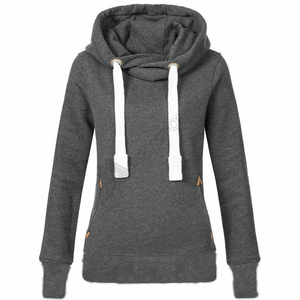 Nueva Colección de Sudaderas con Capucha de Forro Polar para Mujer, Tallas Grandes, Elegantes, con Bordado Frontal Personalizado, Ecológicas, Precio al por Mayor - Product Image 2