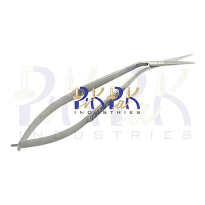 Beading Scissors Industrial Grade Wide Angled Stainless Steel 90mm Length Jewelry Making DIY Crafting Castroviejo Design - Product Image 4