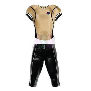 Ensembles d'uniformes de football personnalisés en gros avec manches courtes, tissu respirant en spandex/polyester, technologie de séchage rapide pour l'entraînement - Product Image 1