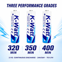 Piles alcalines ultra-alkalines 1,5 V AA LR6 AM-3, piles primaires, piles alcalines en vrac, piles en provenance d'usine avec CE KC
