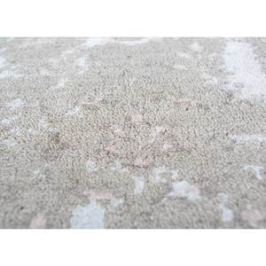 Alfombra Kavi Ivory de Lana y Seda de Bambú Anudada a Mano, Modelo Hidden Esk-462 con Patrón Abstracto, 10 mm de Grosor, Forma Rectangular para Dormitorio - Product Image 3