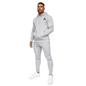Survêtement d'hiver personnalisé pour hommes vêtements de sport décontractés lettre impression Slim Fit Jogging couleur unie polyester coton grande taille logo - Product Image 5