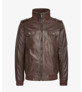 Tendance de la mode, vestes en cuir pour hommes, imperméables, écologiques, option de logo sur le devant, durables et élégantes pour un usage quotidien - Product Image 3