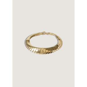 Bold Cobra Chain Bracelet 14K <b>Gold</b> <b>Rose</b> <b>Gold</b> Plated Bohemian Style with Diamond and Pearl Religious Symbol for Party Gift - Product Image 3