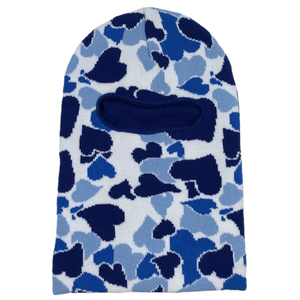 Cagoule Hip Hop en Acrylique Unisexe Réglable pour Sports d'Hiver, Masque de Ski Intégral à Un Trou, Motif Camouflage Personnalisé, Chaud et Confortable - Product Image 1