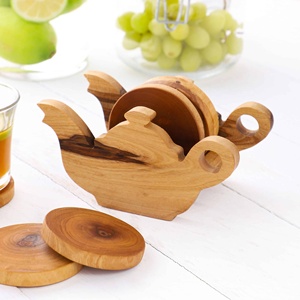 Juego de 6 posavasos de palisandro personalizados-Marca ArtisRaw Made in TN - Product Image 3