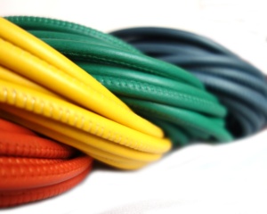 New Style Napa Leather Cord Findings Fluorescent Colors & Sizes Round with Stitched Decoration Hanging Wholesale Price - Product Image 2