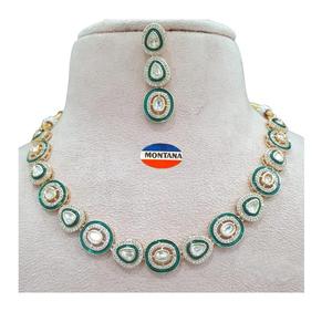 Ensemble de collier traditionnel finition antique pour femme idéal pour toute fonction - Product Image 1