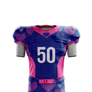 Conception imprimée uniforme de football américain Sports et équipe Wear Meilleure qualité 100% polyester uniforme américain - Product Image 4