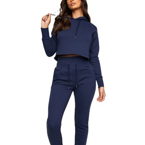 Sudadera Corta Informal de Invierno para Mujer, de Alta Calidad, Forrada, Tejido Grueso, Impermeable, Transpirable, con Impresión Digital Personalizada - Product Image 1